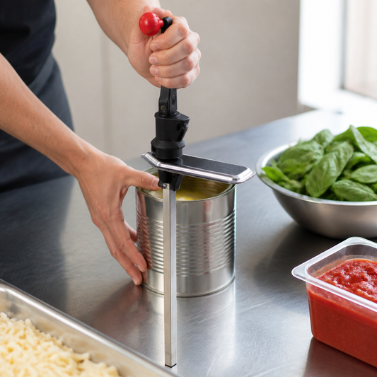Commercial Bench Can Opener 25 Inch Stainless Steel Blade