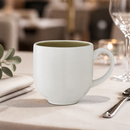 Commercial City Mugs Olive 340ml Pack of 12 Durable Ceramics