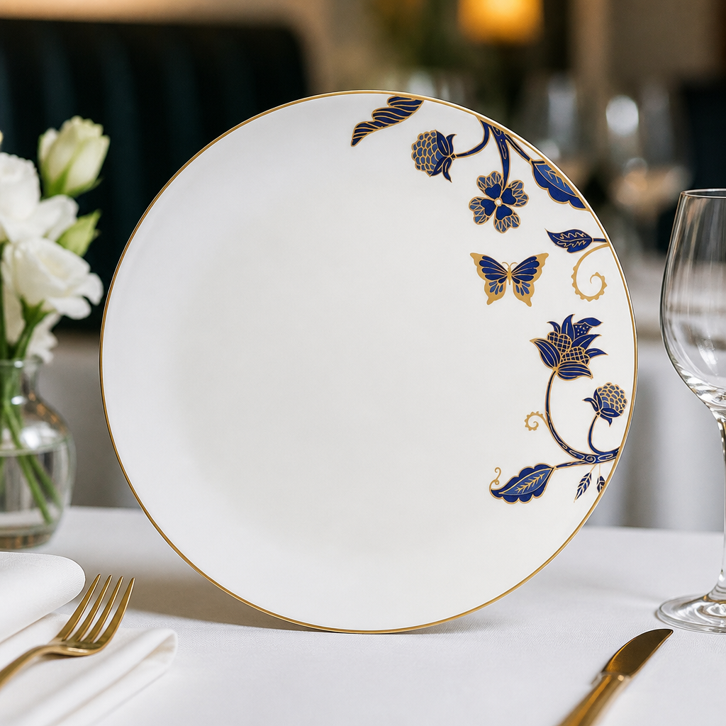Commercial Coupe Plates 270mm for upscale dining, 12 pack