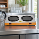 Commercial Twin Coffee Jug Hot Plate Electric 65mm High