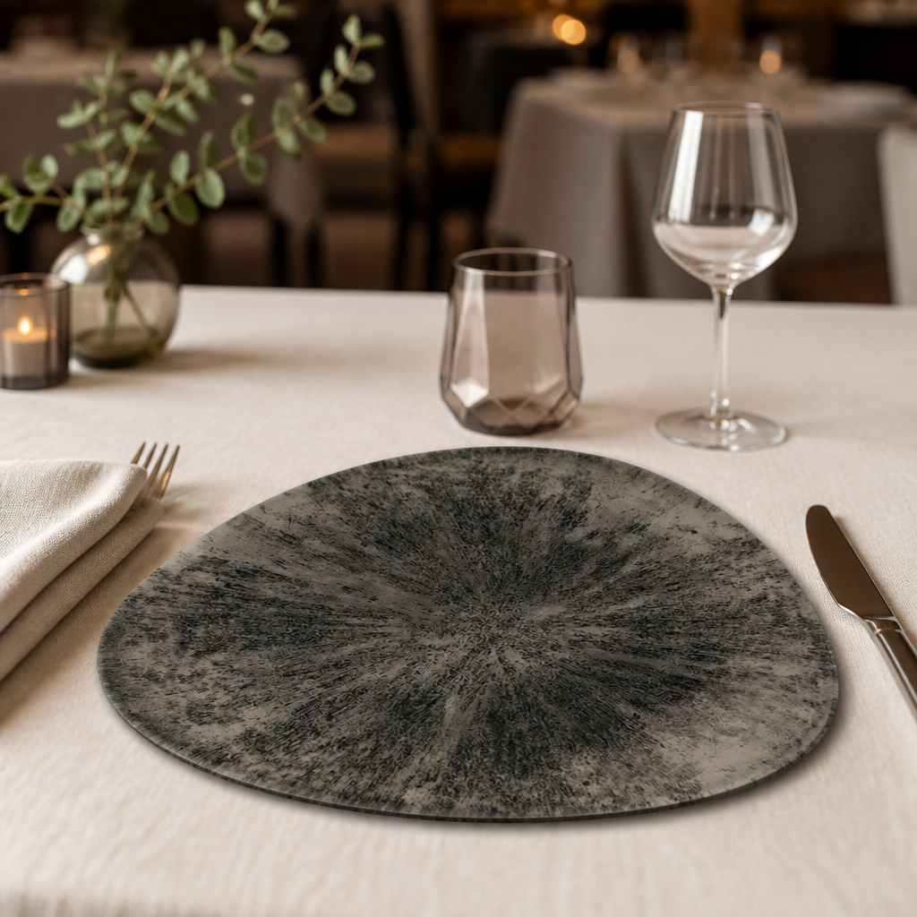Commercial Stone Plates 254mm Quartz Black 12 Pack