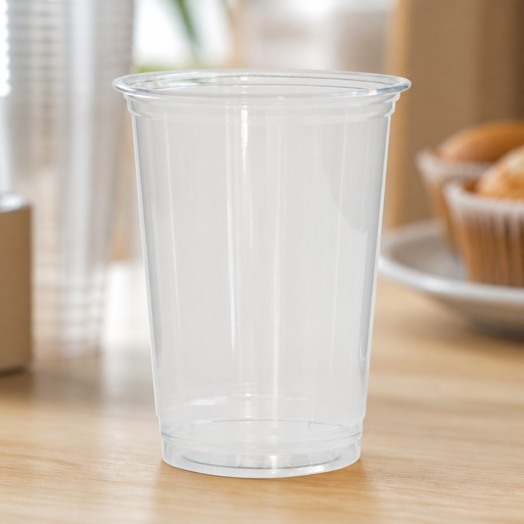 Commercial Half Pint Clear rPET Cups 285ml 1250 Pack