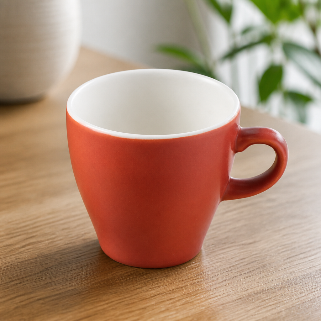 Commercial Ceramic Tulip Cups 170ml Paprika 12 Pack