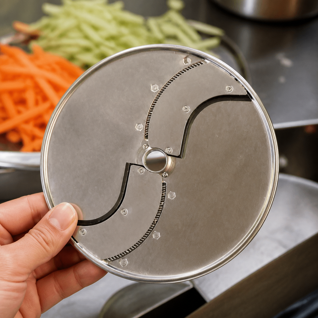 Commercial Vegetable Slicer with 8x8mm Julienne Disc