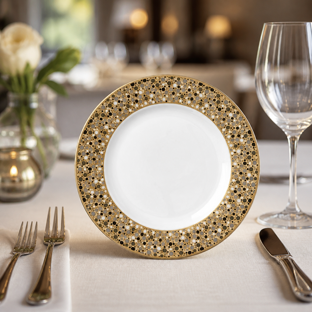 Commercial Fizz Plates 168mm Bone China 12 Pack