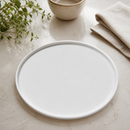 Commercial Stack Plates 255mm White - 12 Pack