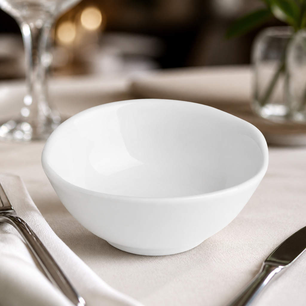 Commercial Chia Dipping Dishes 80mm Porcelain 12 Pack