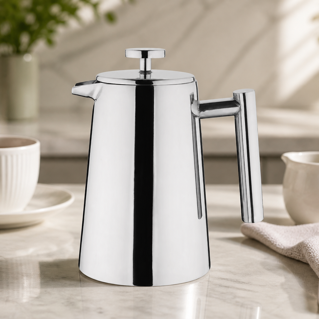 Commercial Stainless Steel Cafetiere 6 Cup 750ml Insulated