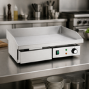 Commercial Countertop Griddle 480 x 310mm Stainless Steel