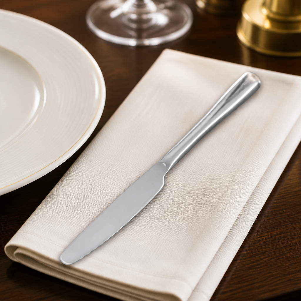 12 pack of stainless steel commercial table knives