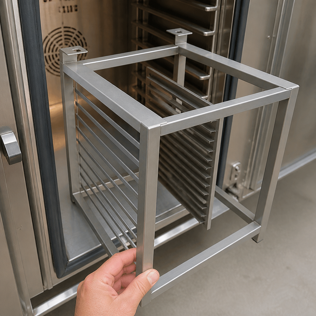 Commercial Oven Support Frame for 5 Tray Combi Steamer