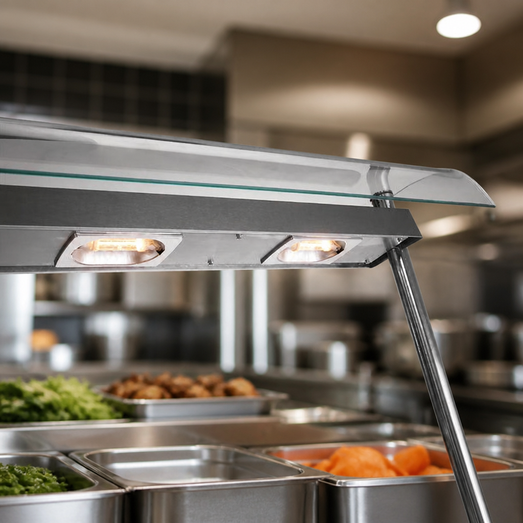 Commercial Heated Gantry 520mm x 900mm Stainless Steel