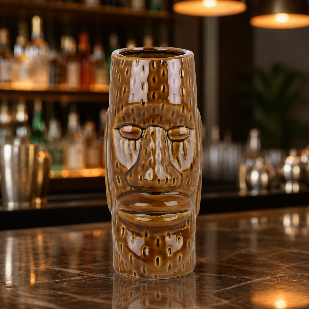 Ceramic Tiki Mug 450ml for Cocktails and Drinks Serving