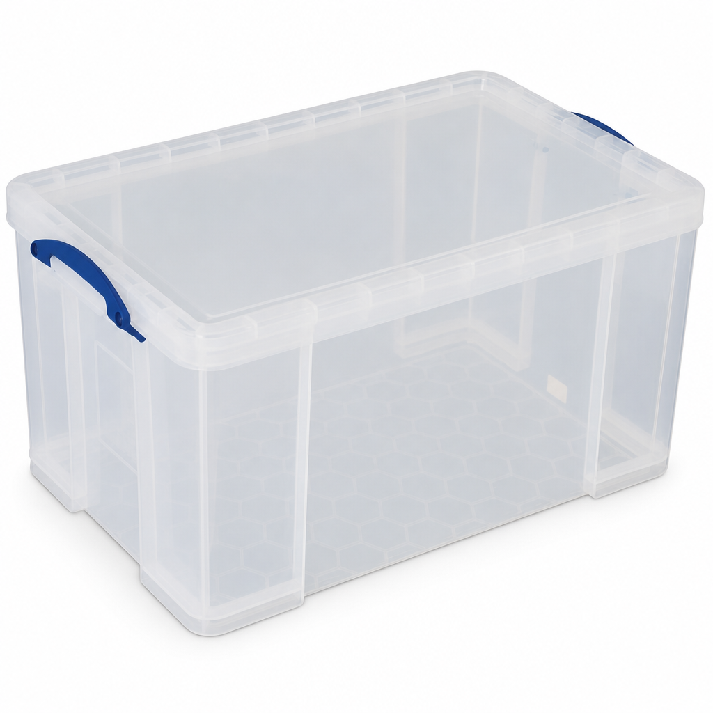 84 Litre Plastic Storage Boxes with Lids