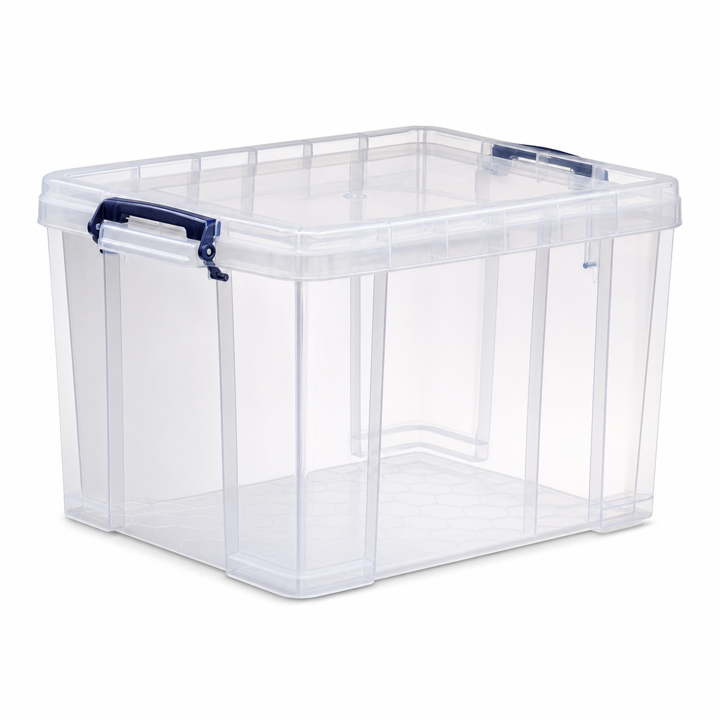 84 Litre Plastic Storage Boxes with Lids