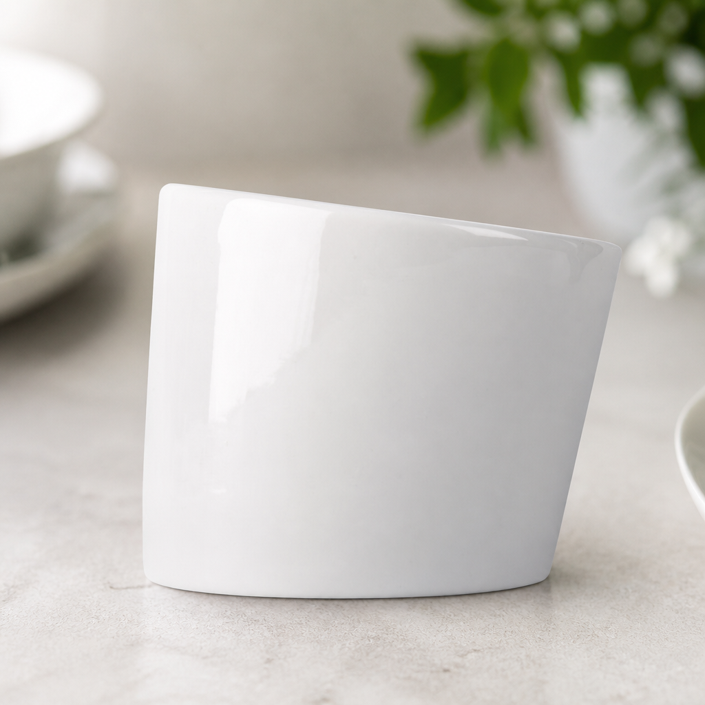 Commercial Tilt Pots 88mm for Casual Dining - 12 Pack