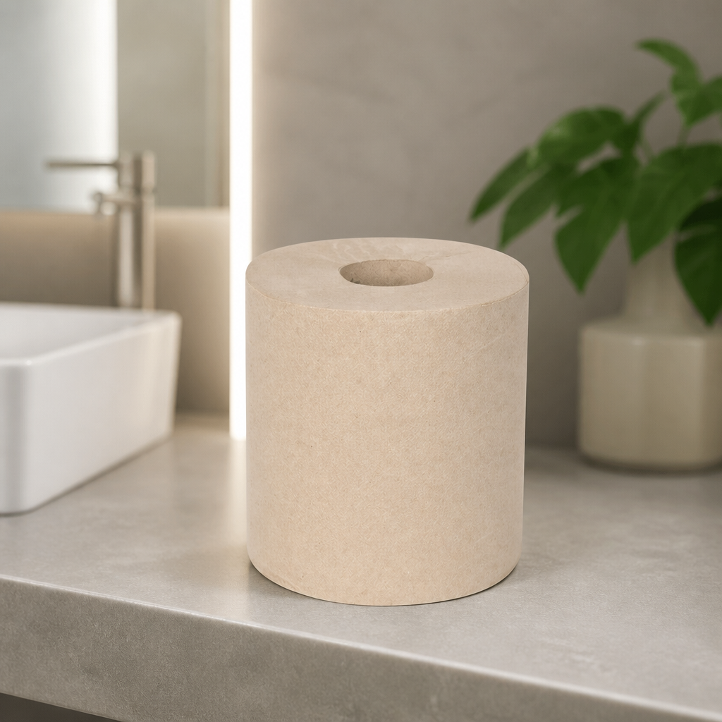100% Recycled Centre Feed Roll 2ply 120m Blue Roll 6 Pack