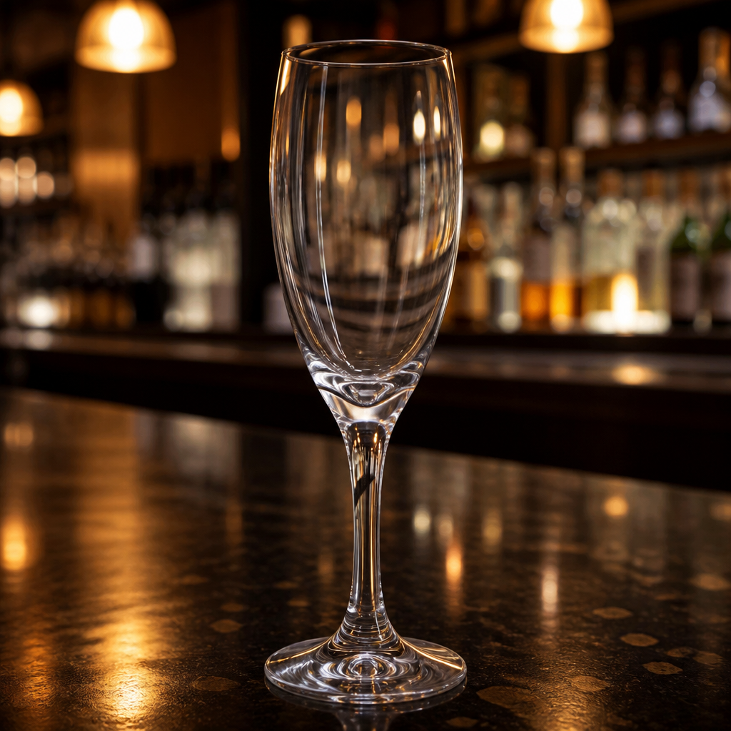 Pack of 24 elegant 170ml commercial champagne flutes