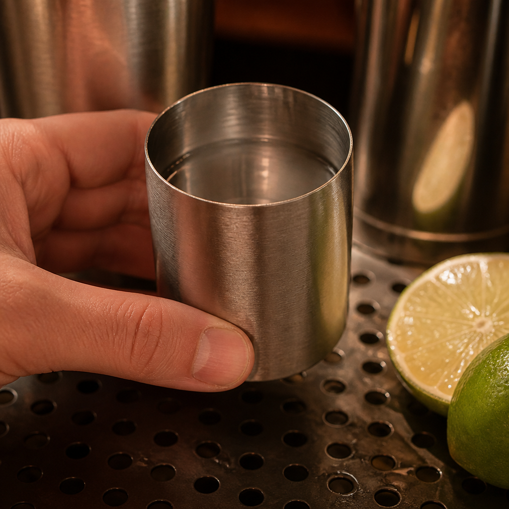Commercial Stainless Steel Thimble Measure 71ml Jigger