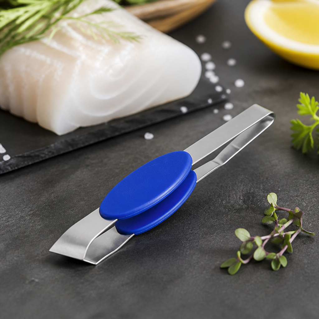 12cm stainless steel commercial fish bone tweezers
