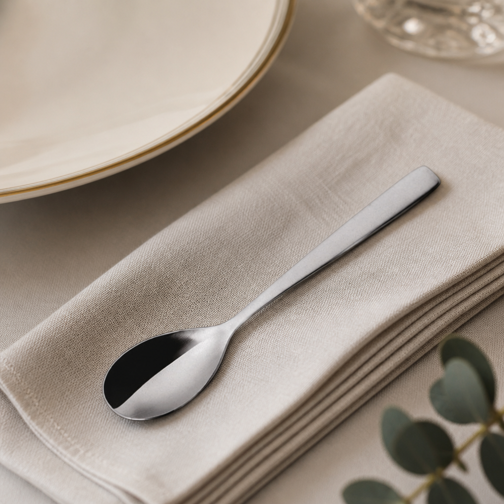 12 Pack of Stainless Steel Moka Spoons, Dishwasher Safe