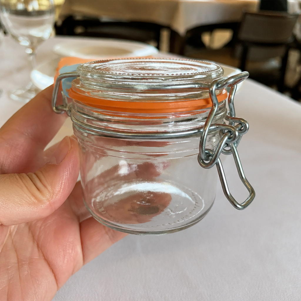 Commercial Preserve Jars 125ml Clear Glass 12 Pack