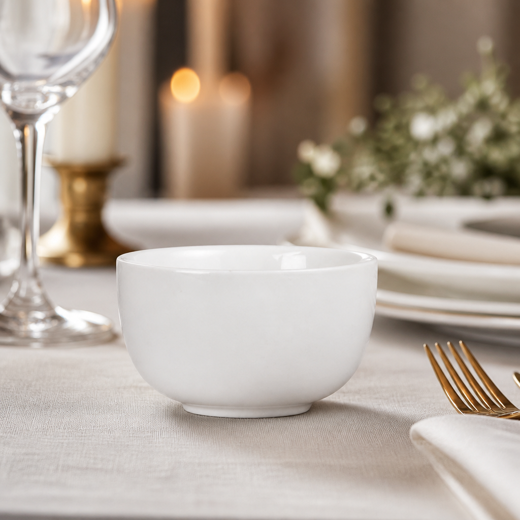 Commercial whiteware sugar bowls 200ml 12 pack for catering