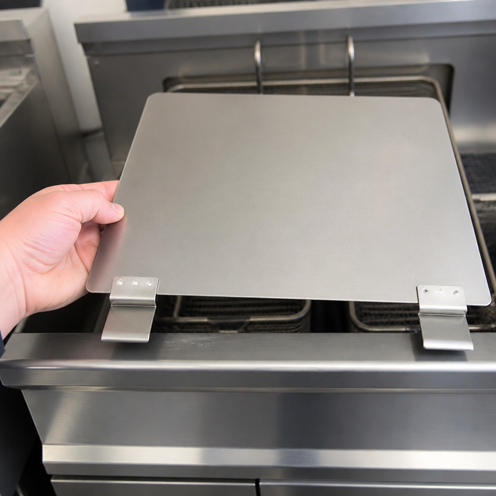 Commercial Fryer Splash Guard Replacement Stainless Steel 18.5cm