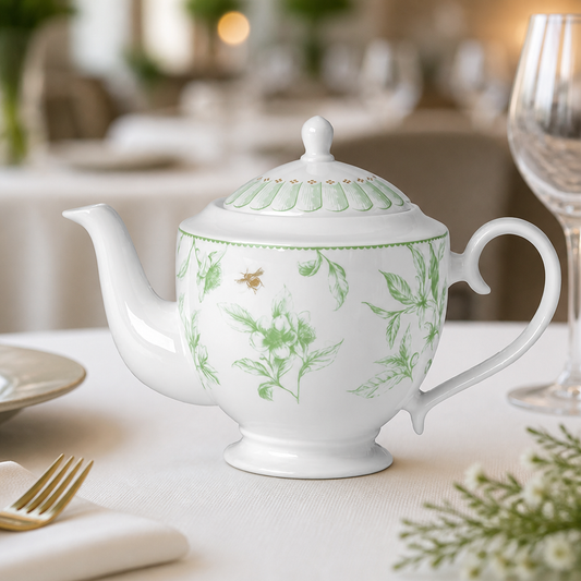 Commercial Hive Teapot 4 Cups 800ml Bone China Set of 6