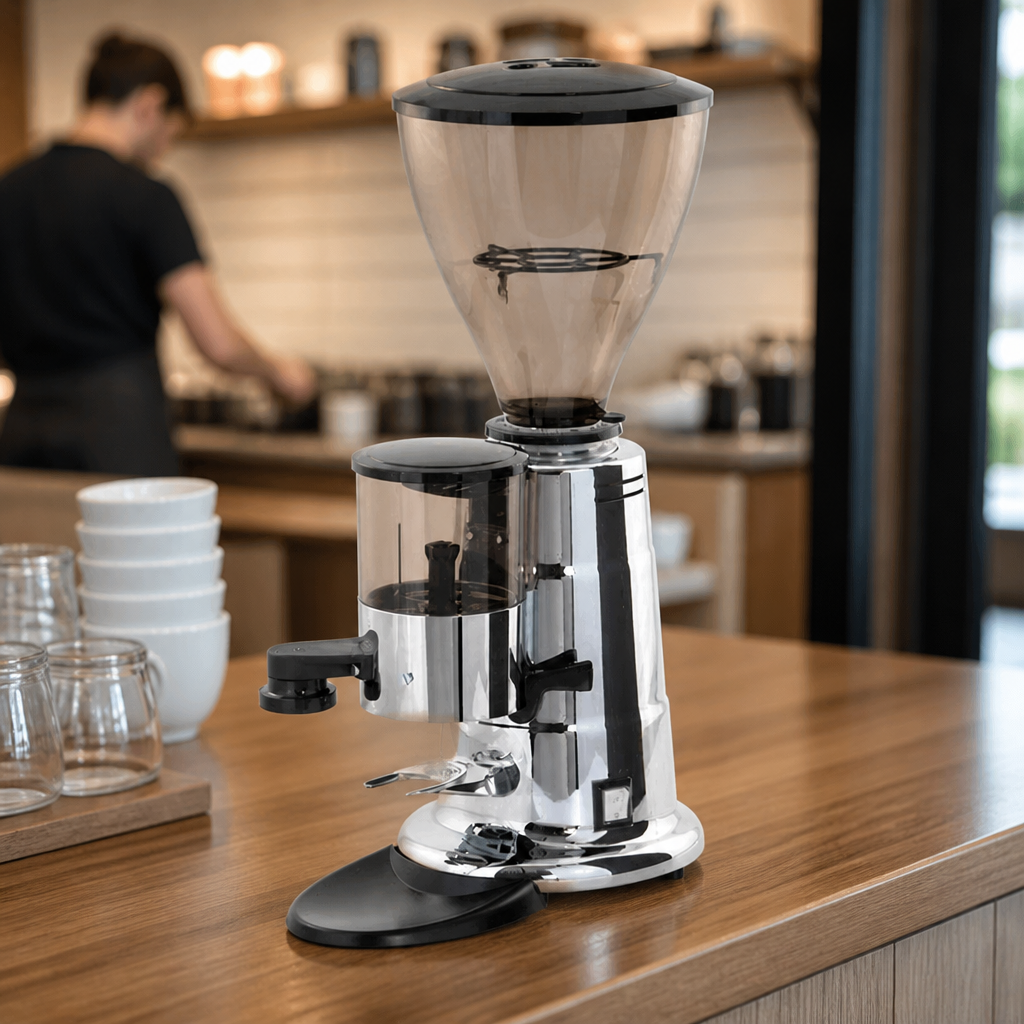 Commercial Coffee Grinder with 1.4kg Bean Hopper and 300g Dispenser