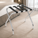 Commercial Stainless Steel Luggage Rack 35kg Capacity Foldable
