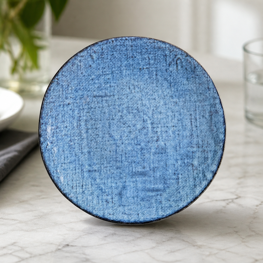 Commercial Coupe Plates 285mm Denim Blue Porcelain 4 Pack