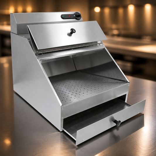 Commercial Chip Scuttle 3kg Capacity Stainless Steel 350W