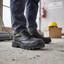 Premium Lightweight Safety Shoe with Steel Toe Cap, Slip Resistant and Oil Resistant Outsole for All Environments - Sizes 2-17