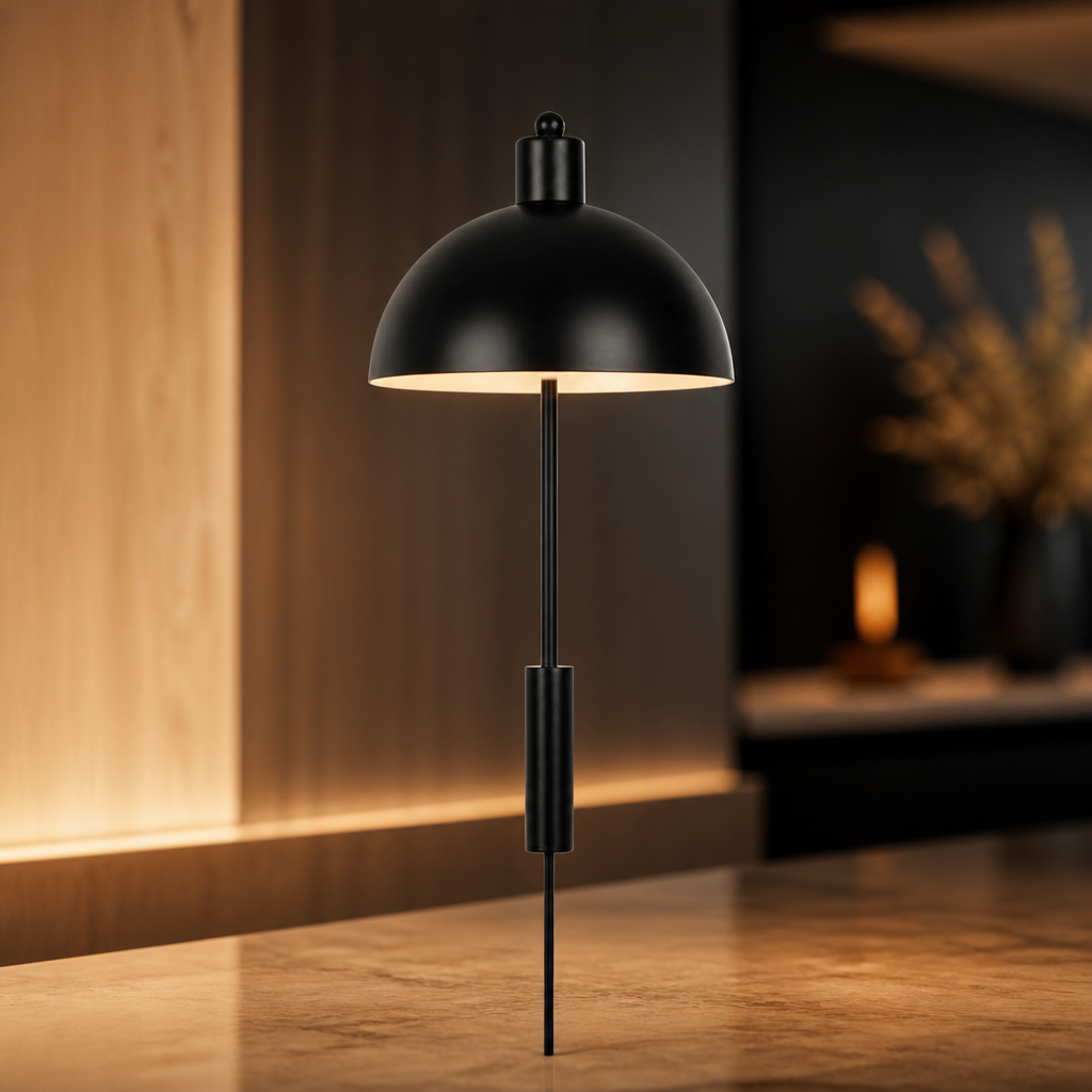 Indoor Wall Light 430mm Height Metal Fixture Socket