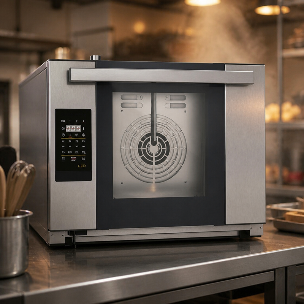 Commercial Convection Oven 4 Tray 3.5kW Stainless Steel