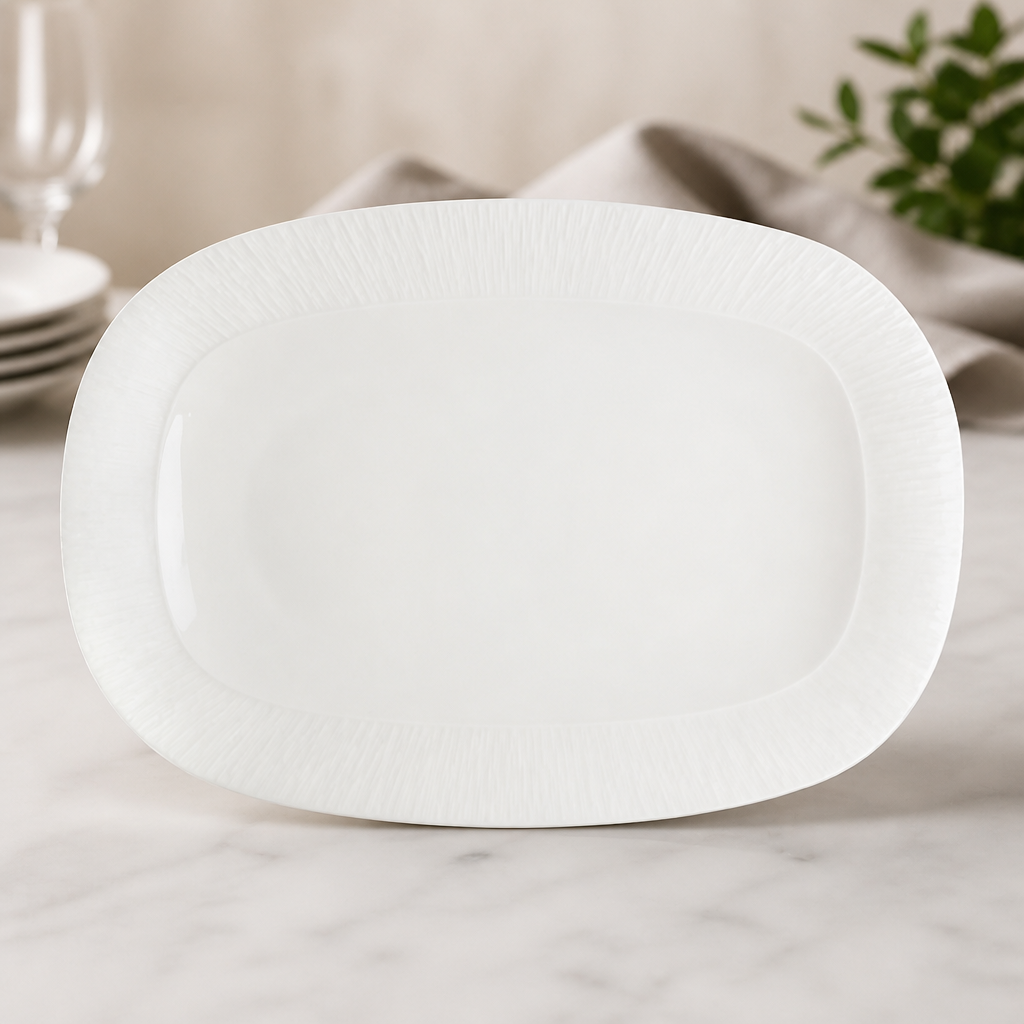 Commercial Oval Platter 220mm for Catering - 12 Pack