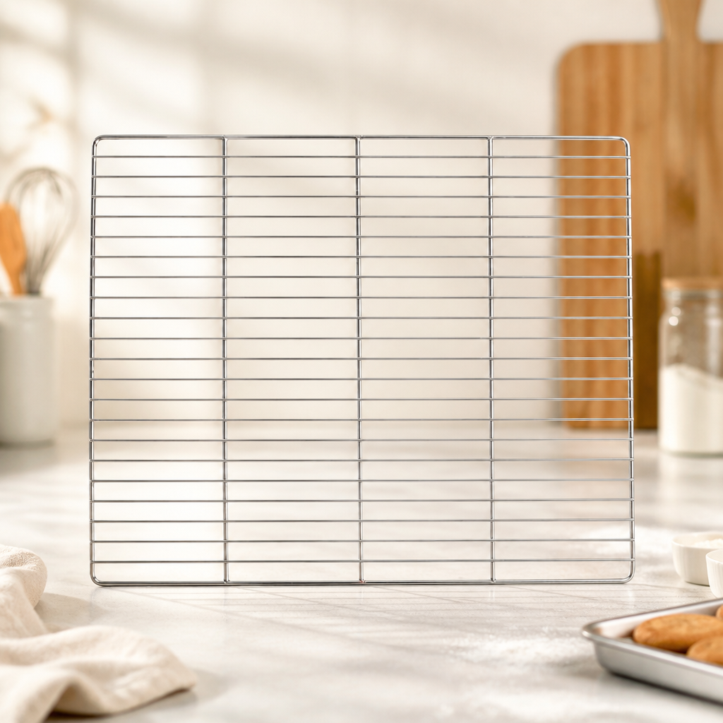 Commercial Stainless Steel Reinforced Grid Cooling Rack