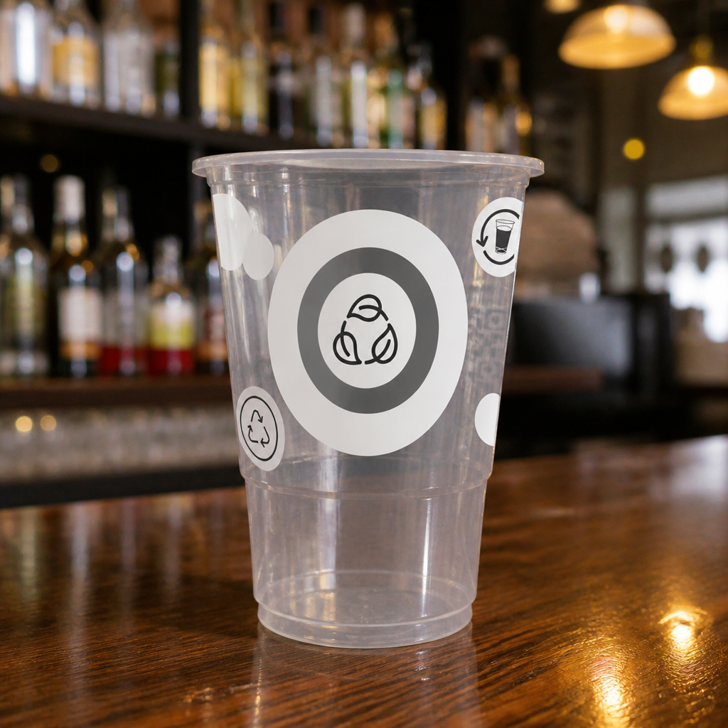Commercial half pint glasses 285ml eco-friendly 1000 pack