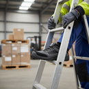 Premium Breathable Safety Shoe with Steel Toecap and Slip-Resistant Outsole, Flexible Design for Comfort and Durability in Sizes 3-13