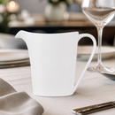 Commercial Oval Jugs 284ml Porcelain Set for Fine Dining