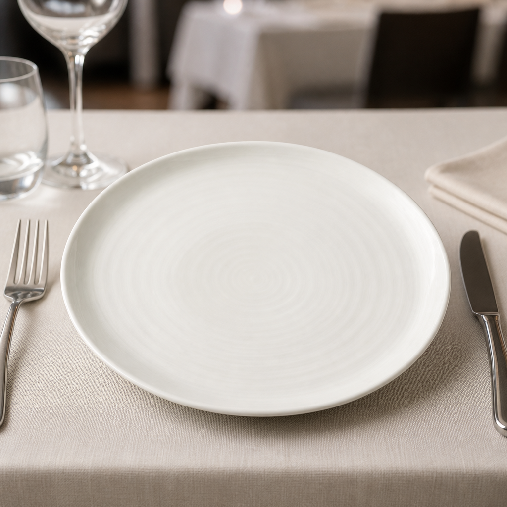 Commercial Natural Plates 260mm - 6 Pack Dishwasher Safe