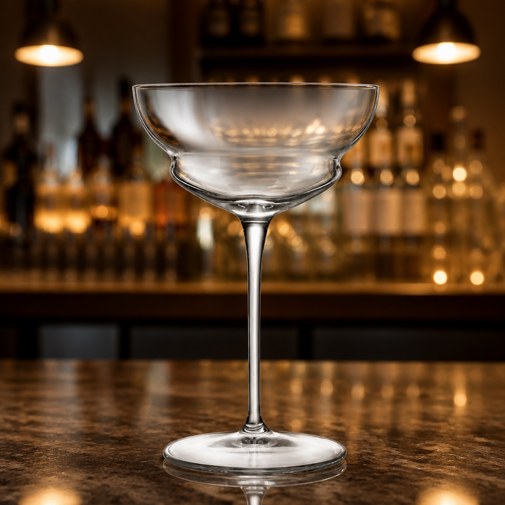 Commercial Martini Glasses 250ml Clear Ultra-Thin Rim 12 Pack