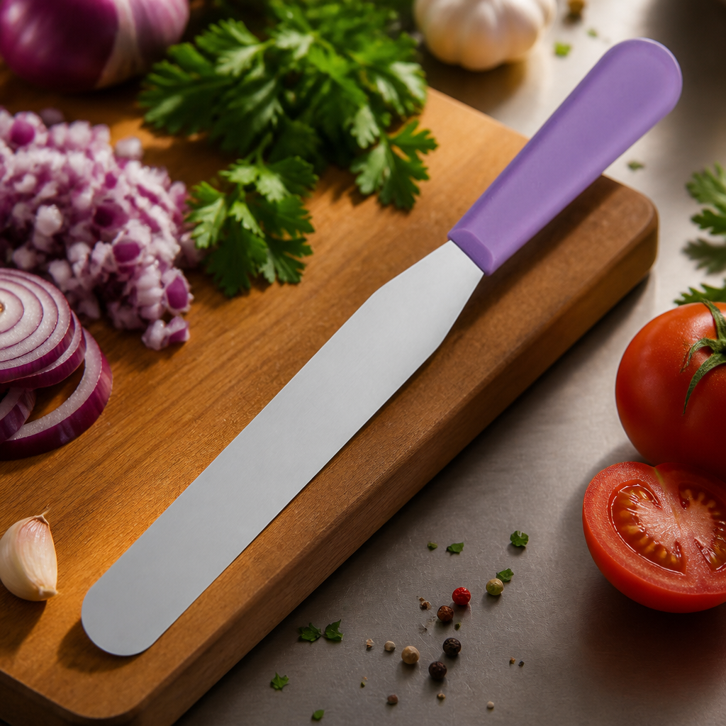 Commercial Purple Palette Knife 20.5cm Pastry Tool