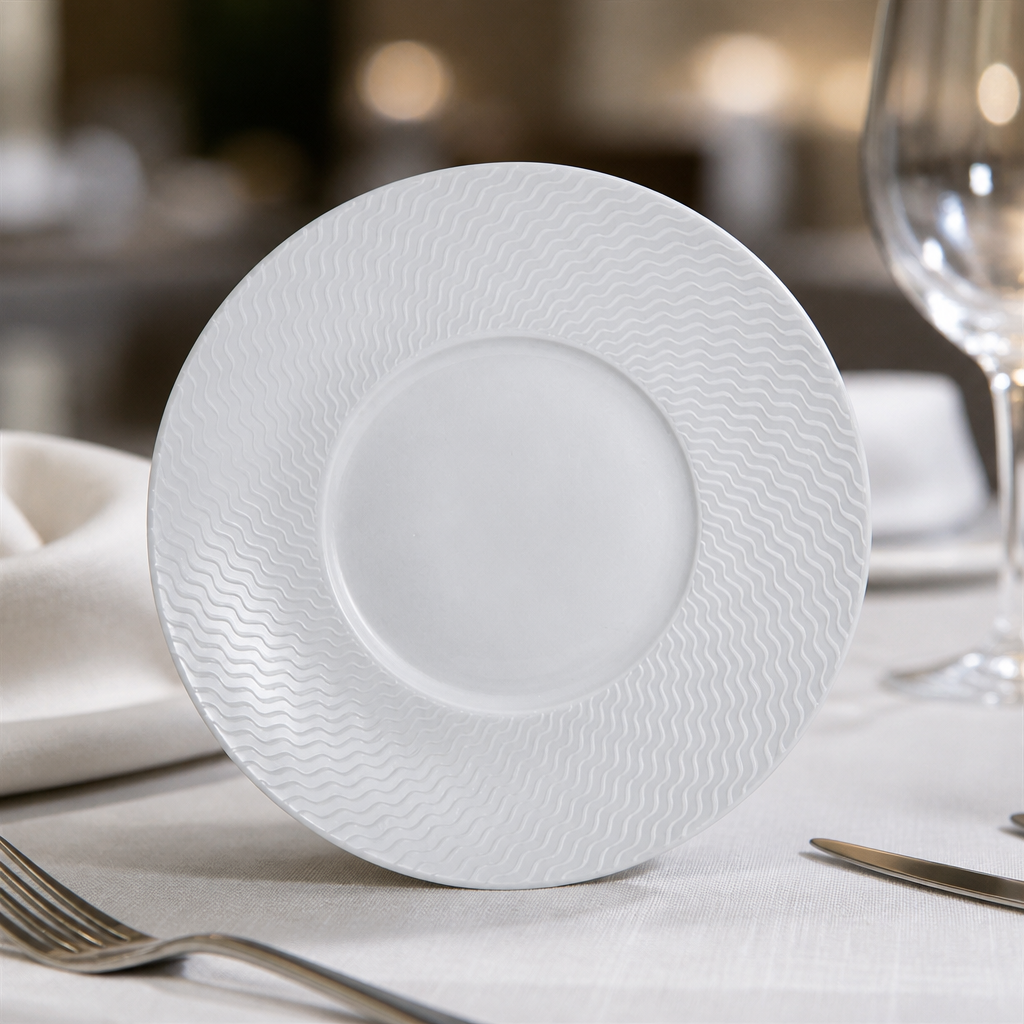 Pack of 12 Commercial Coupe Espresso Saucers 120mm