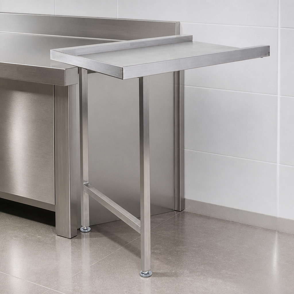 Commercial Right Hand Exit Table 800mm Stainless Steel