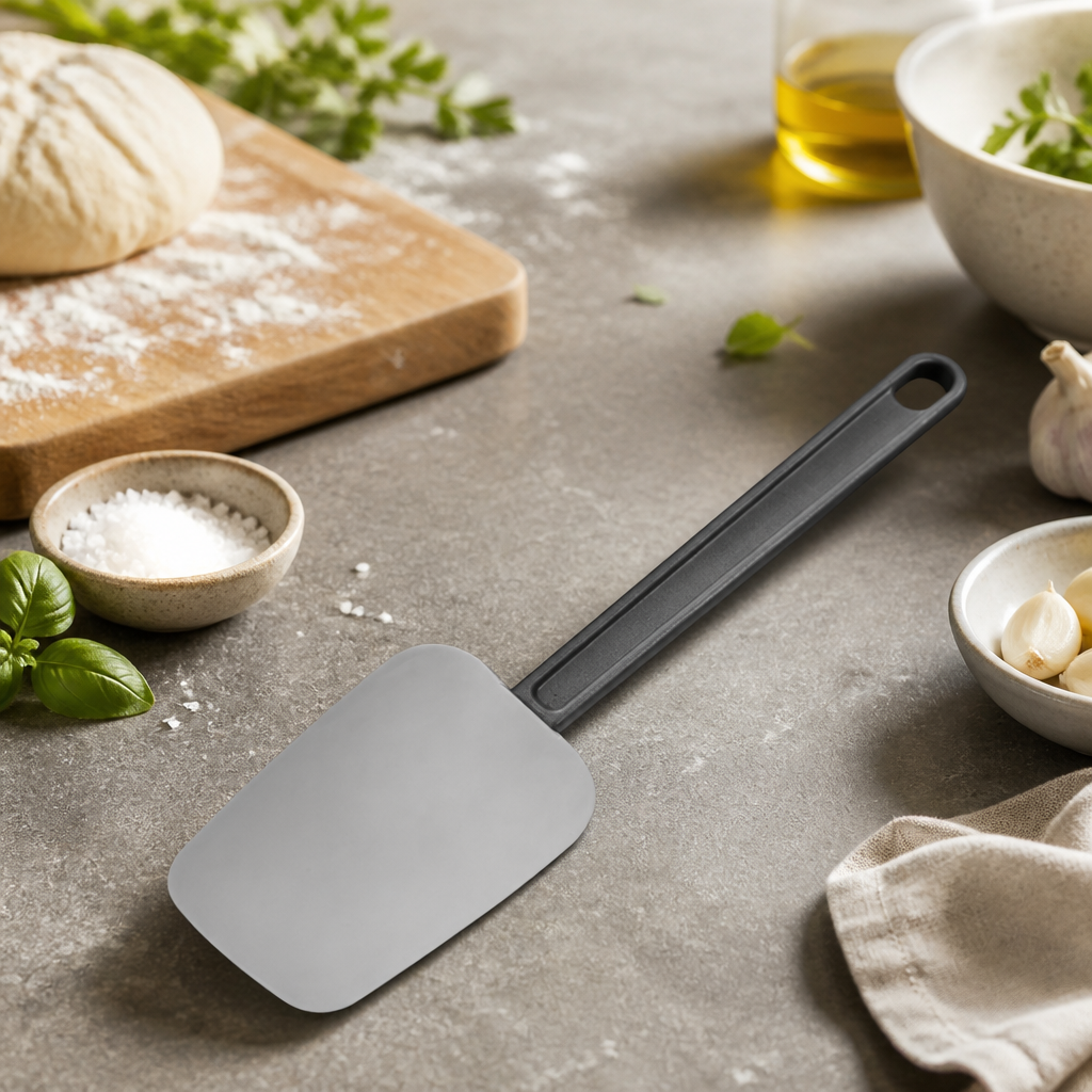 Commercial High Heat Silicone Spoonula 25cm Kitchen Tool