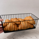 Commercial Wire Food Display Basket Rectangular 330x190x100mm