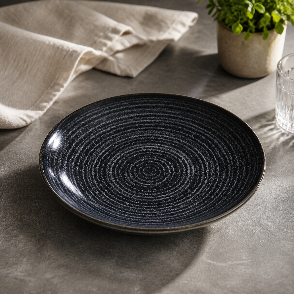 Commercial Coupe Bowls 248mm Charcoal Black 12 Pack