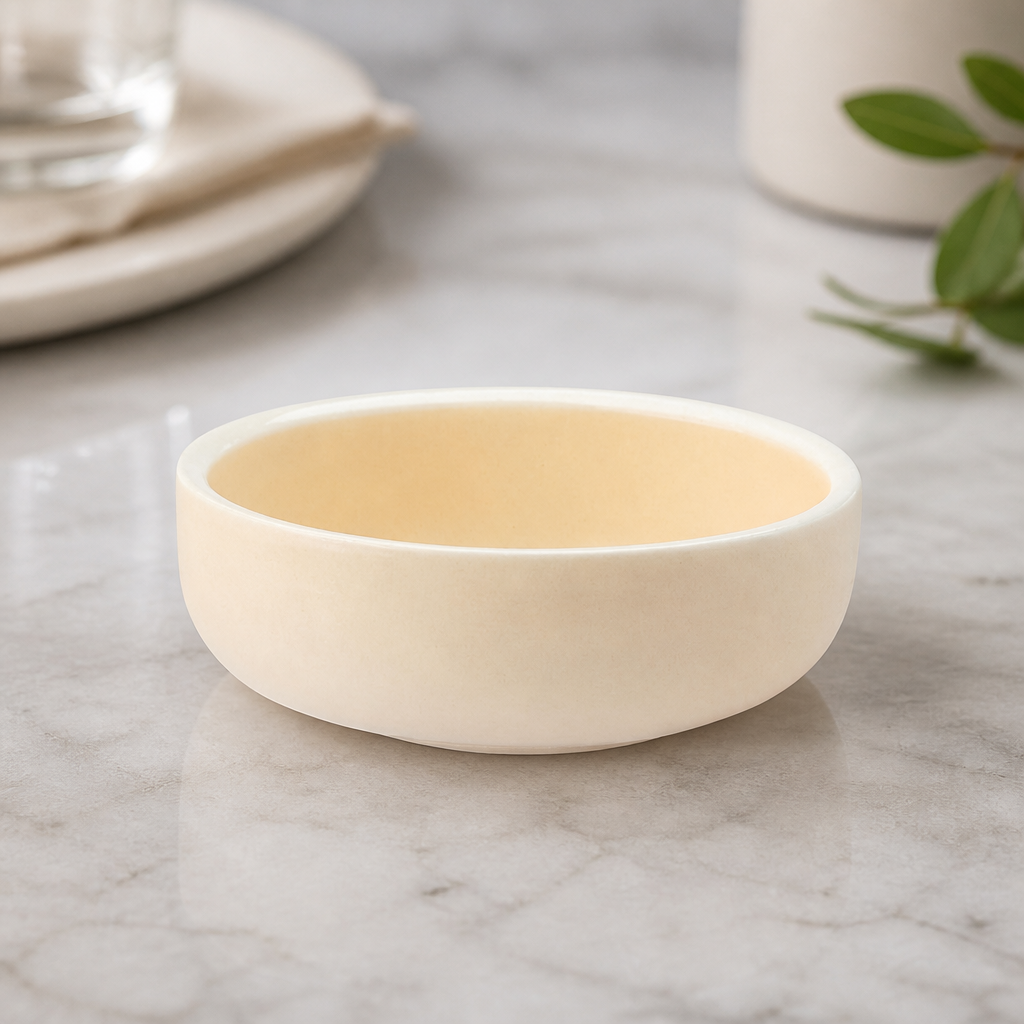 Commercial Vitrified Porcelain Dipping Pots 90mm 12 Pack